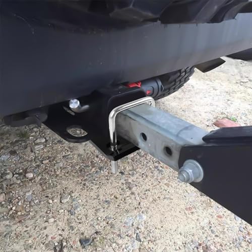 Trailer Hitch Clamp Tightener Steel Black Extra Security Stabilizer - Image 6