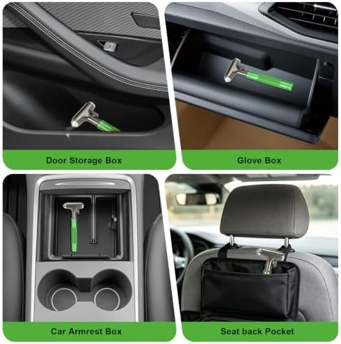 Car Safety Hammer, Metal Window Breaker - Image 6