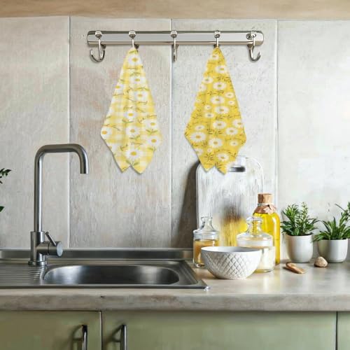 Daisy Floral Trump Kitchen Towels Funny Gifts - Image 6