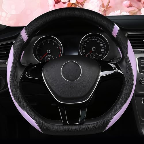 Cxtiy D-Shaped Flat Bottom Steering Wheel Cover by Cxtiy