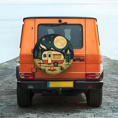 Spare Tire Cover Happy Campers Wheel Covers Weatherproof Universal Wheel - Image 6