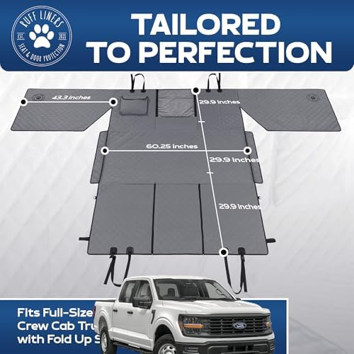 Ruff Liners XL Dog Hammock for Truck, Fold-Up Seats - Image 4