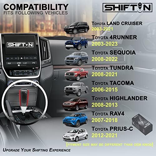 Gear Shift Lever Knob for Toyota Land Cruiser 4Runner Sequoia Tundra Lexus LX RX - Image 2