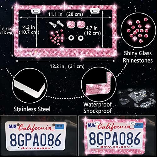 NBTEPEM 27-Piece Bling Car Accessories Set - Image 4