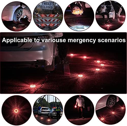 3 Pack LED Road Flares, Type-C Rechargeable Magnetic Safety Kit - Image 5