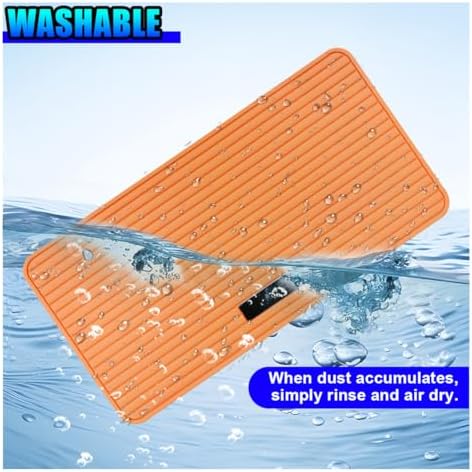 Craedli Car Dashboard Anti-Slip Mat, 11.81"×5.94" Waterproof PVC Phone Gripping - Image 4