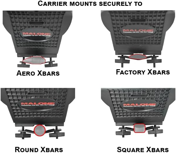 Malone SeaWing Saddle Style Universal Car Roof Rack Kayak Carrier - Image 6