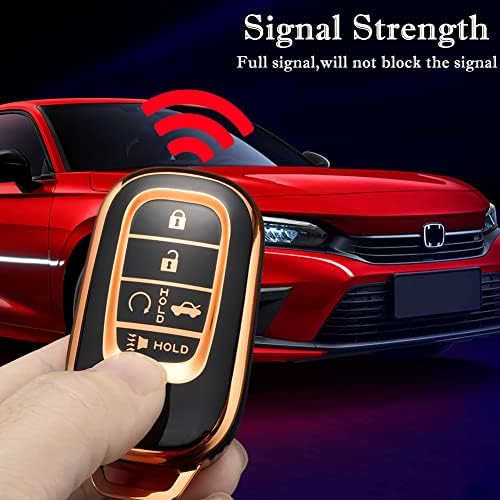 for Honda Key Fob Cover with Keychain, - Image 4