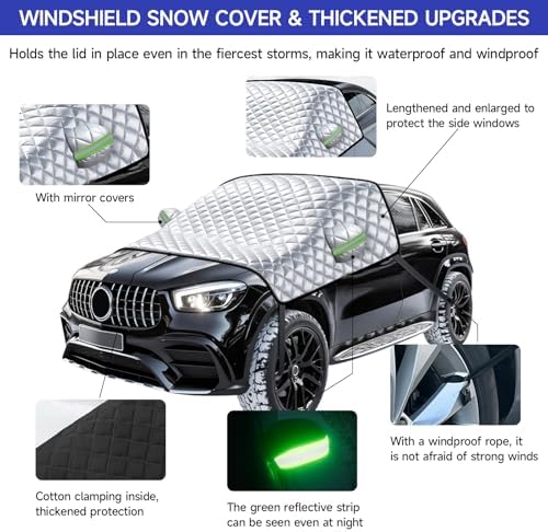 SANLIKE Car Windshield Snow Cover - Image 5