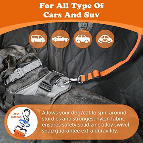 BWOGUE Dog Seat Belt for Car, Headrest Restraint Lead, Non-Elastic - Image 5