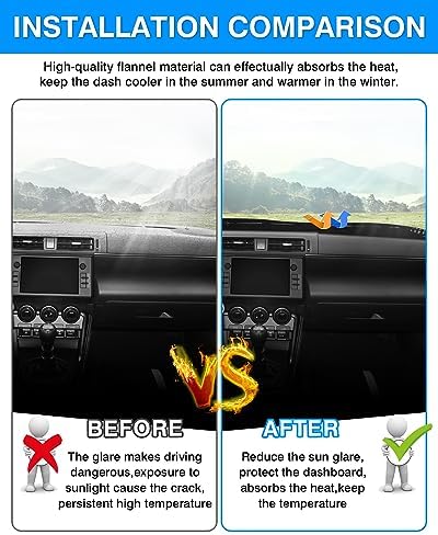 Autorder Dashboard Cover Mat for Toyota GR86/Subaru BRZ 2022-2025 2026 - Image 3