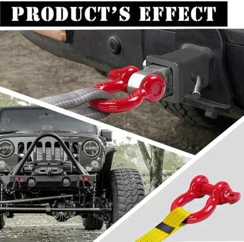 1/2" D Ring Shackle with 5/8" Screw Pin, 2T Working Load Limit / 12T Minimum - Image 6
