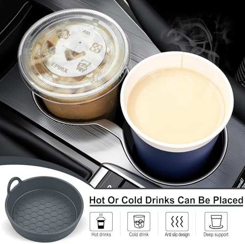 SINGARO Car Cup Holder Coaster, Universal Non-Slip Cup Holders, Car Interior - Image 3