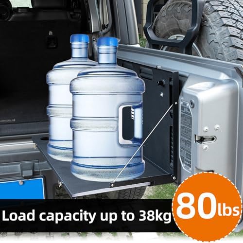 Tailgate Table for Jeep Wrangler JL JLU 2018-2025, Fold Down Rear Tailgate Table - Image 5