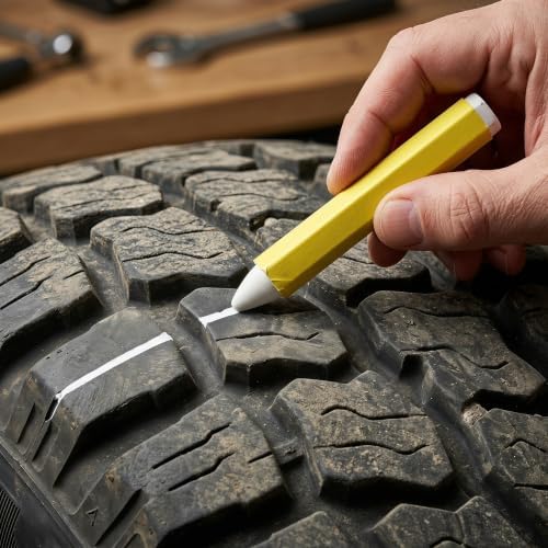 KALLORY 12pcs Yellow Tire Marker - Image 6