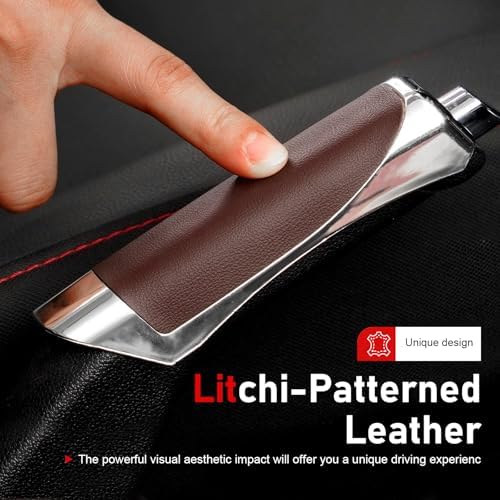 Car Handbrake Cover, ABS Anti-scratch Electroplating Decor Protective Cover - Image 7