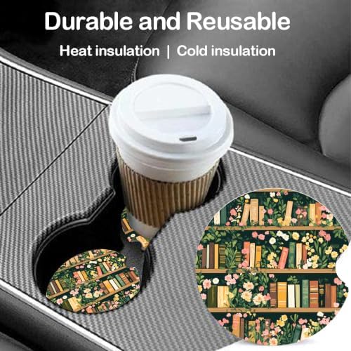 Ceramic Car Coasters – Absorbent Car Cup Holder Coaster Set - Image 2