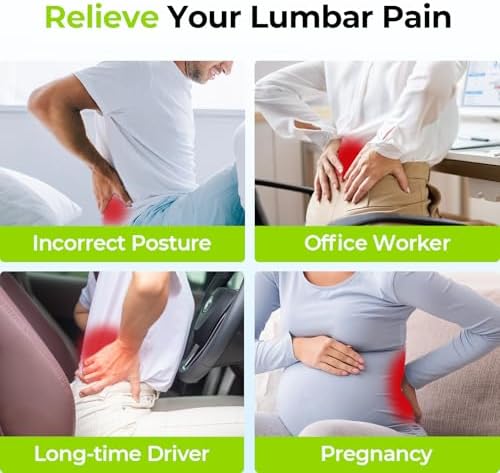AUVON Lumbar Support Pillow for Office Chair - Image 2