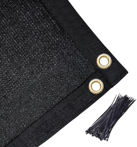 Amagenix 90% Shade Fabric 16'X 19' Black Sun Shade Cloth - Image 6