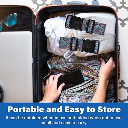 Luggage Straps for Suitcases, Travel Adjustable Belt - Image 7
