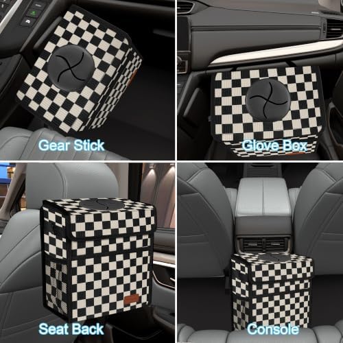 Femuar Leak Proof Car Trash Can - Image 4