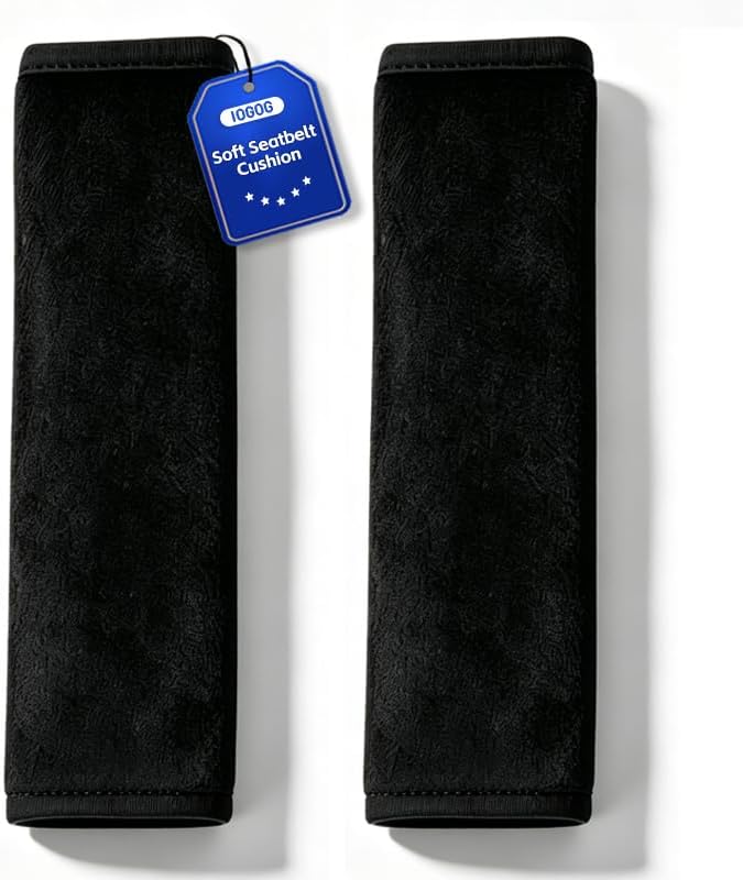 2 Pack Soft Car Seat Belt Pads, Universal Seat Belt Cover Cushion Shoulder by Unknown