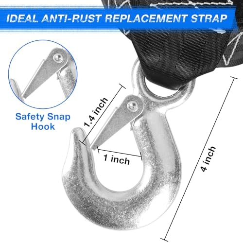 2" X 20ft Boat Trailer Winch Strap - Image 3
