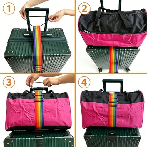 Luggage Straps for Suitcases, Luggage Connector Belt Strap Green - Image 4