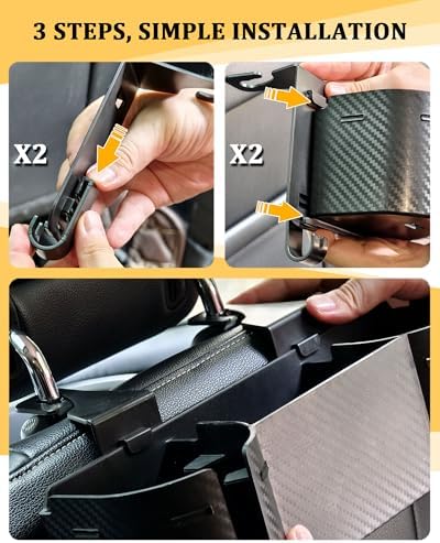 Car Headrest Backseat Cup Holder 3.7", Seat Back Organizer - Image 6