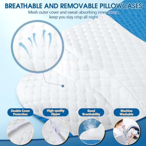 CHxxy Cervical Neck Pillow for Pain Relief Sleeping, Memory Foam Pillows - Image 6