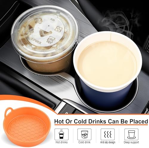 SINGARO Car Cup Holder Coaster, Universal Non-Slip Cup Holders, Car Interior - Image 3