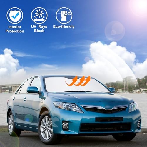 Windshield Sun Shade for 2007-2011 Toyota Camry Accessories - Image 6