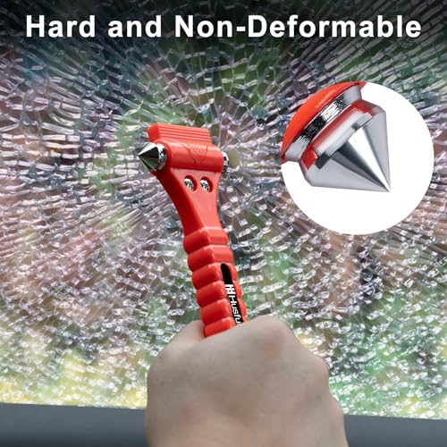 Car Window Breaker Hammer and Seat Belt Cutter 2-in-1，Emergency Escape Tool - Image 3