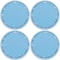 4PCS Bling Cup Holder Coaster, 2.75 Inch Auto Car Cup Holder Insert Coasters by MEAJOO