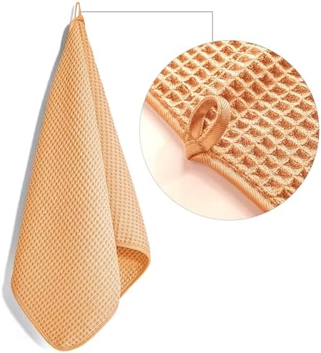 POLYTE 430 GSM Poly Blend Microfiber Quick Dry Waffle Hand Towel, 16x30 in - Image 3