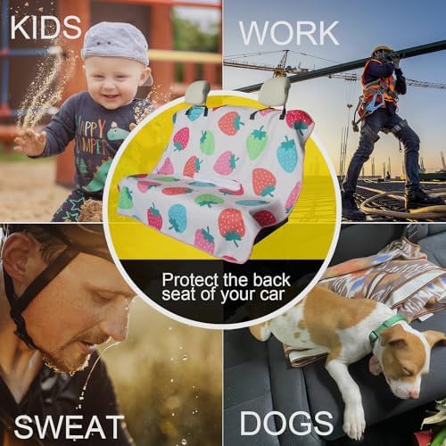 Back Seat Cover for Car Trucks Van SUV Jeep, Waterproof Rear Bench Towel Seat - Image 6