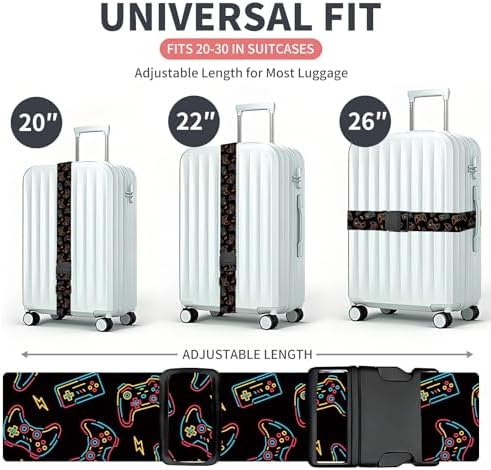 Luggage Strap for Suitcases Adjustable Travel Belt - Image 5