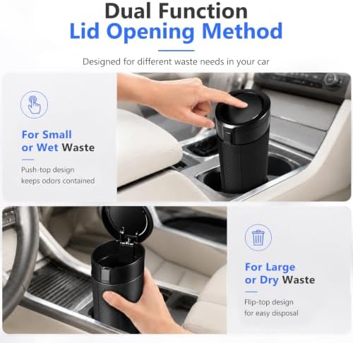 Car Trash Can with Lid, 1 Pack - Image 6