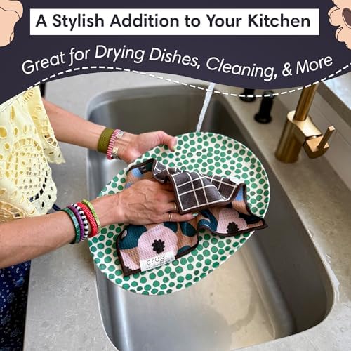 Reversible Microfiber Washcloths, Waffle Weave Dish Cloths - Image 5