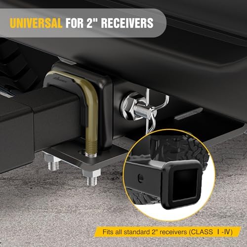 Nilight Trailer Hitch Tightener Anti-Rattle Bronze U-Bolt - Image 6