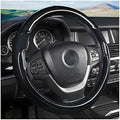 Moly Magnolia 15 Inch Car Steering Wheel Cover, Bright Black by Moly+Magnolia