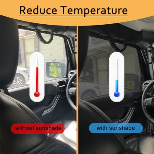 Rear Window Screen for Jeep, Window Shade for Jeep Wrangler - Image 4