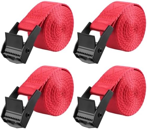 TRIWONDER Cinch Tie Down Strap Lashing Straps Heavy Duty Nylon Straps by TRIWONDER