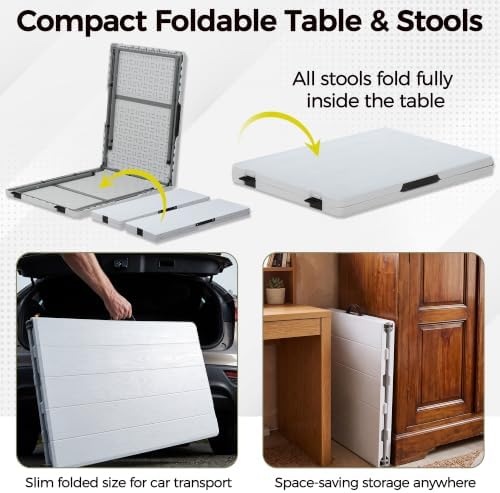 ZENY Folding Picnic Table Set - Image 6