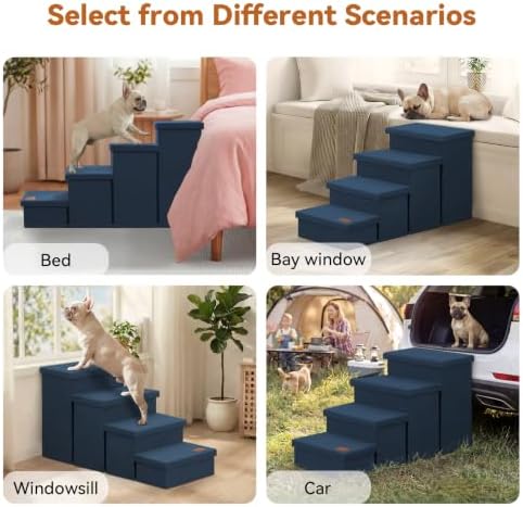 Zerbuger Dog Stairs with Storage - Image 6