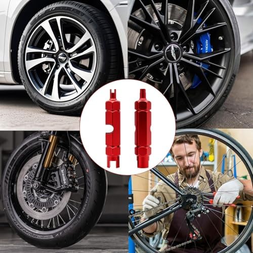 NEWHOOK 2 Pack Presta Valve Core Removal Tool Multi-Functional Bicycle Tire - Image 7