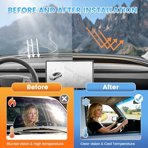 KUST Black Dash Cover for 【2024-2026 Tesla Model 3 Highland】 Dashboard Cover - Image 6