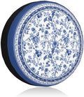 Blue Floral Spare Tire Cover 15 Inch Chinoiserie Wheel Protectors Cover by Unknown