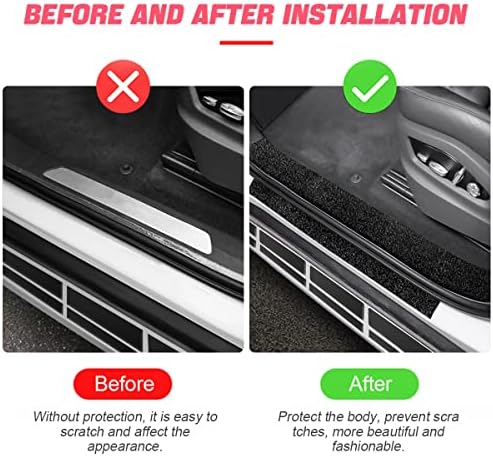 2.76 x 196.8 Inch PEVA Car Door Sill Protector Film - Image 5