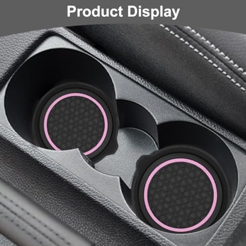 HZEL 4PCS 2.75 Inch PVC Car Cup Holder Coasters - Image 6